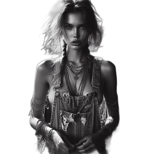 jewelry, hair, dress, face transparent PNG cut-out