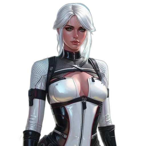 jacket, robot, face, concept art transparent PNG cut-out