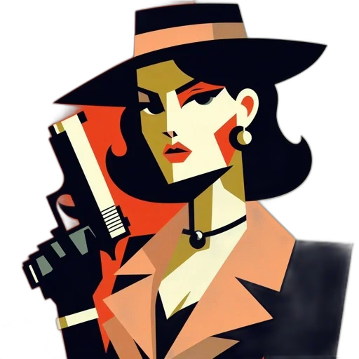 weapon, staff, hat, comic book art transparent PNG cut-out