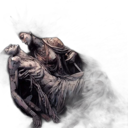 dress, creature, concept art, fantasy art transparent PNG cut-out
