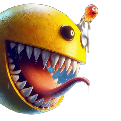 creature, mask, 3d render, concept art transparent PNG cut-out