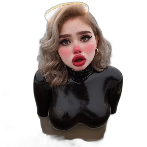 mask, face, photorealistic, cartoon transparent PNG cut-out