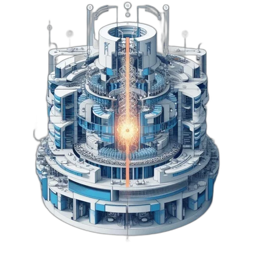 building, robot, weapon, crown transparent PNG cut-out