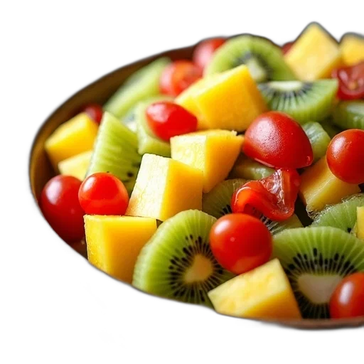 food, crown, photorealistic, 3d render transparent PNG cut-out