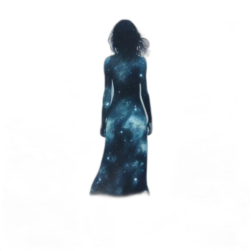 dress, creature, staff, concept art transparent PNG cut-out