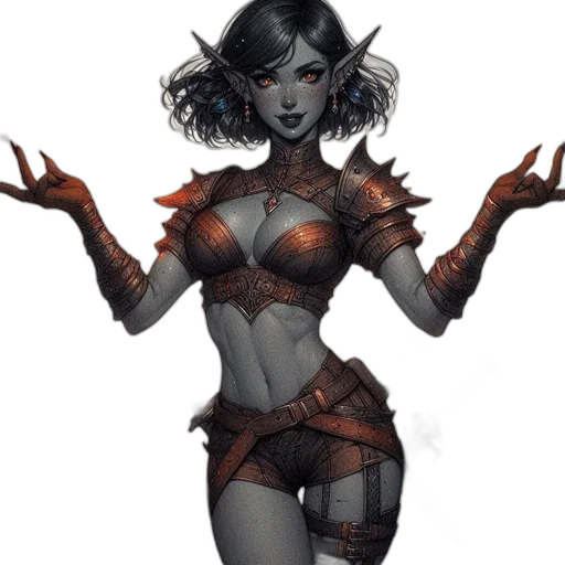 fantasy art, concept art, comic book art, pixel art transparent PNG cut-out