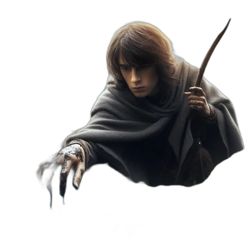 staff, sword, weapon, creature transparent PNG cut-out