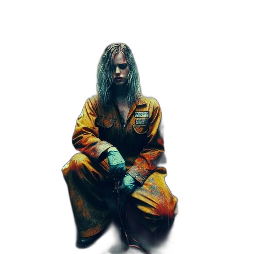 jacket, face, dress, hair transparent PNG cut-out