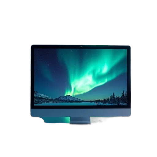 green, blue, sleek, silver transparent PNG cut-out