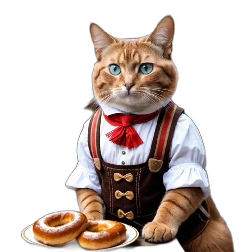food, animal, staff, photorealistic transparent PNG cut-out