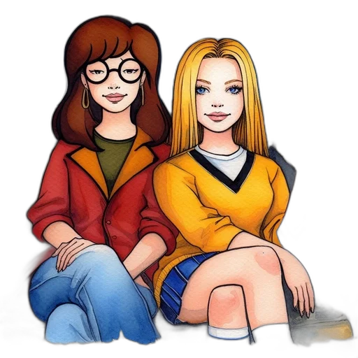 cartoon, comic book art, anime, pixel art transparent PNG cut-out