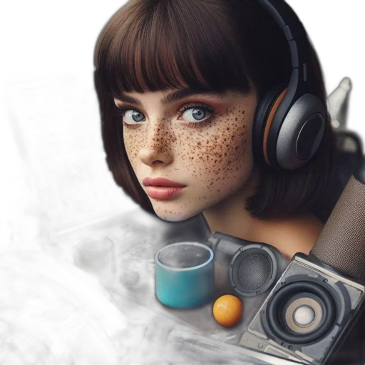 robot, face, mask, jewelry transparent PNG cut-out