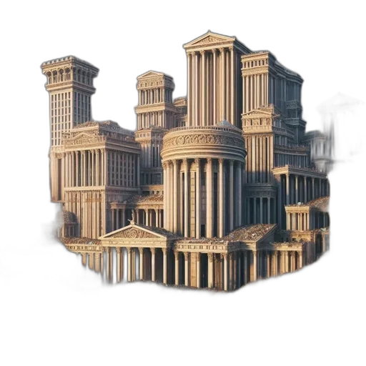 building, furniture, crown, jewelry transparent PNG cut-out