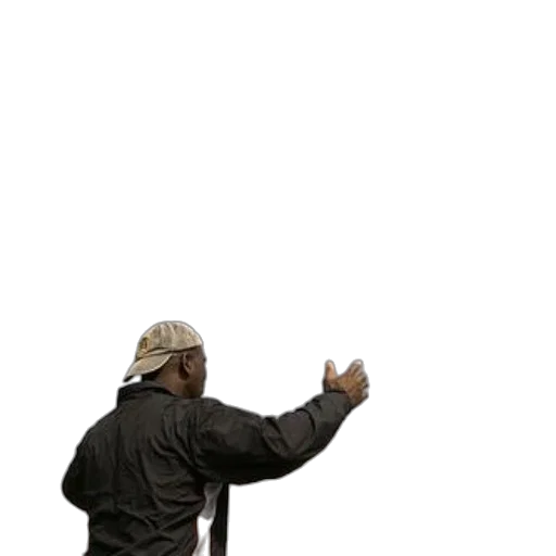 jacket, staff, hat, weapon transparent PNG cut-out