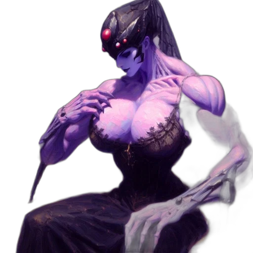 dress, mask, creature, concept art transparent PNG cut-out