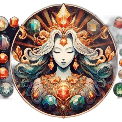 jewelry, crown, fantasy art, concept art transparent PNG cut-out