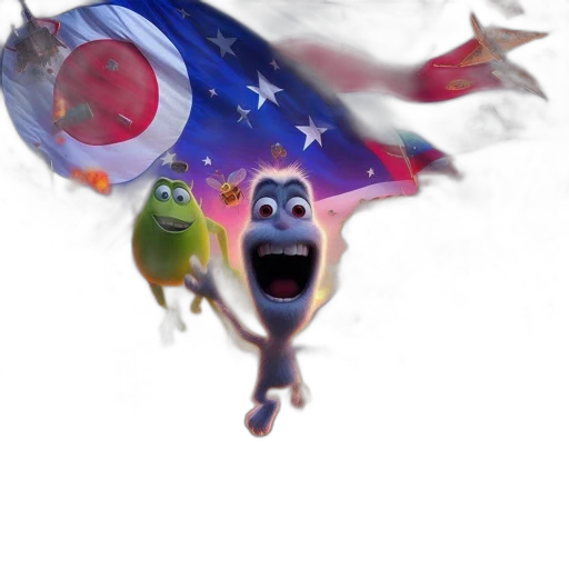 mask, creature, staff, face transparent PNG cut-out