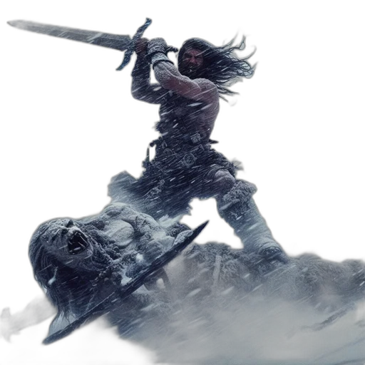 sword, weapon, concept art, fantasy art transparent PNG cut-out