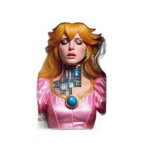 jewelry, robot, dress, crown transparent PNG cut-out