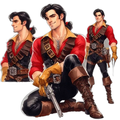 fantasy art, concept art, comic book art, pixel art transparent PNG cut-out