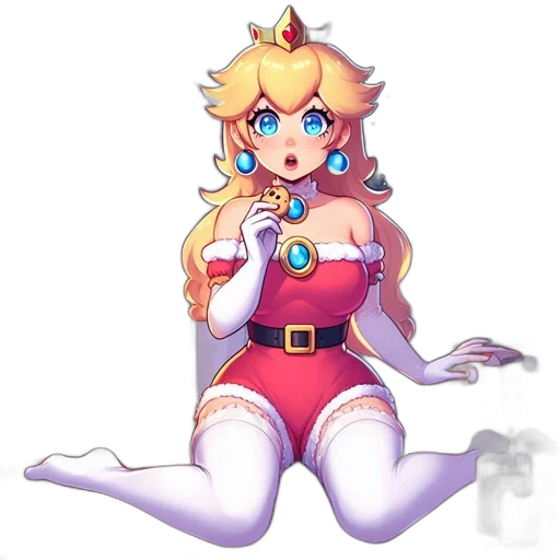 dress, crown, staff, jewelry transparent PNG cut-out