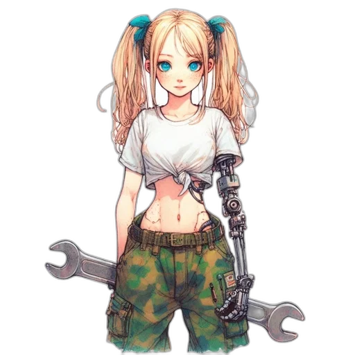 weapon, staff, sword, robot transparent PNG cut-out