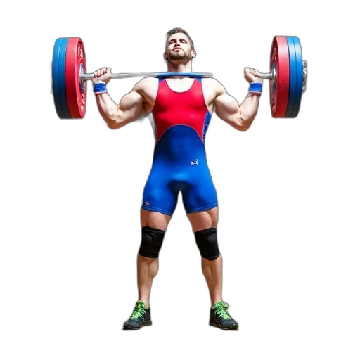 man, blue, red, uniform transparent PNG cut-out