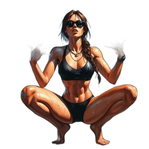 concept art, comic book art, pixel art, fantasy art transparent PNG cut-out