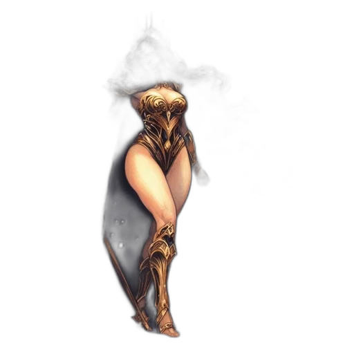 staff, dress, sword, jewelry transparent PNG cut-out