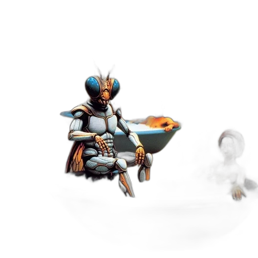 robot, dragon, weapon, sword transparent PNG cut-out