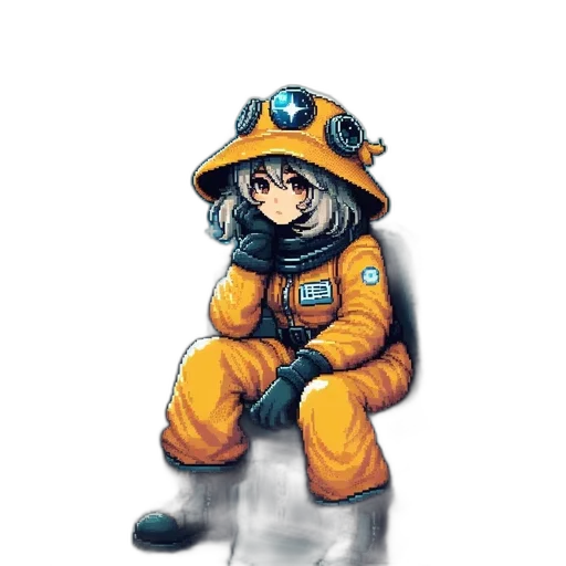 jacket, robot, staff, mask transparent PNG cut-out