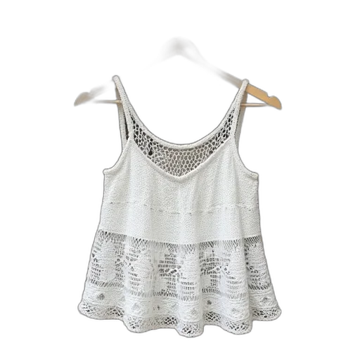 dress, monochrome, white, crochet transparent PNG cut-out