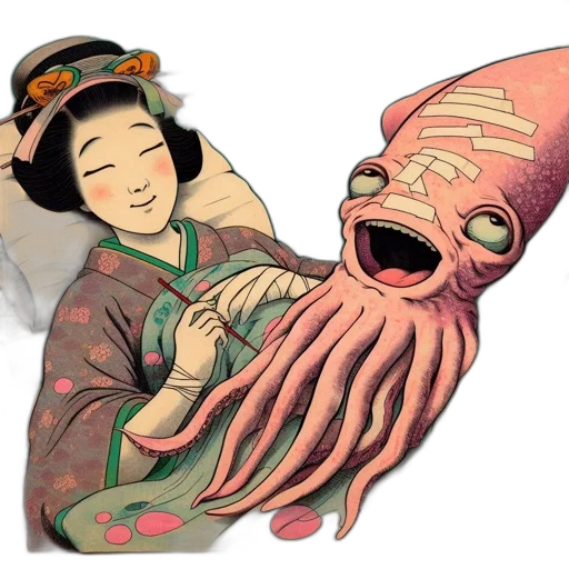 mask, creature, concept art, anime transparent PNG cut-out