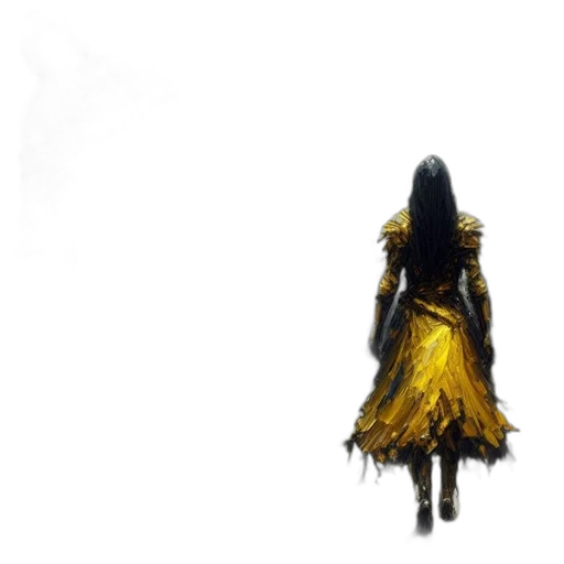 dress, sword, weapon, creature transparent PNG cut-out