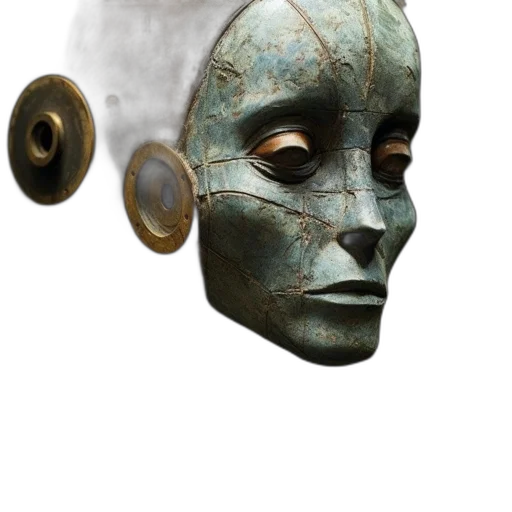 mask, jewelry, face, staff transparent PNG cut-out