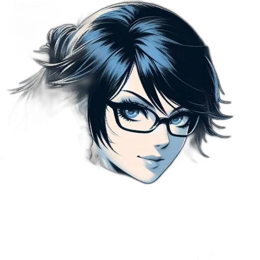 face, mask, hair, staff transparent PNG cut-out