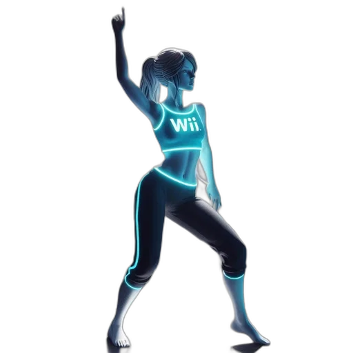 robot, staff, 3d render, concept art transparent PNG cut-out