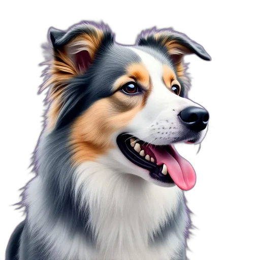 animal, staff, face, photorealistic transparent PNG cut-out