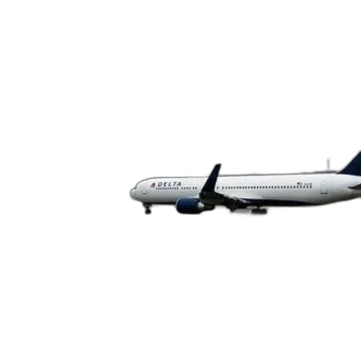 3d render, photorealistic, delta, airplane transparent PNG cut-out