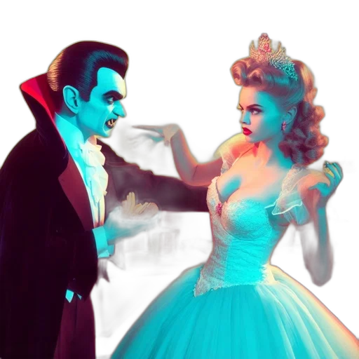 dress, comic book art, concept art, 3d render transparent PNG cut-out