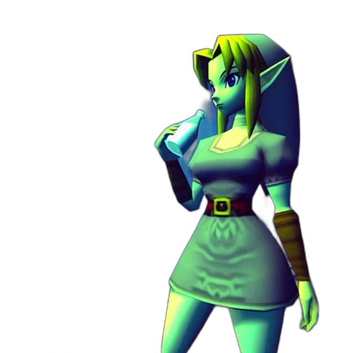 staff, dress, 3d render, concept art transparent PNG cut-out