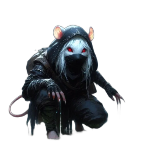 creature, animal, mask, staff transparent PNG cut-out