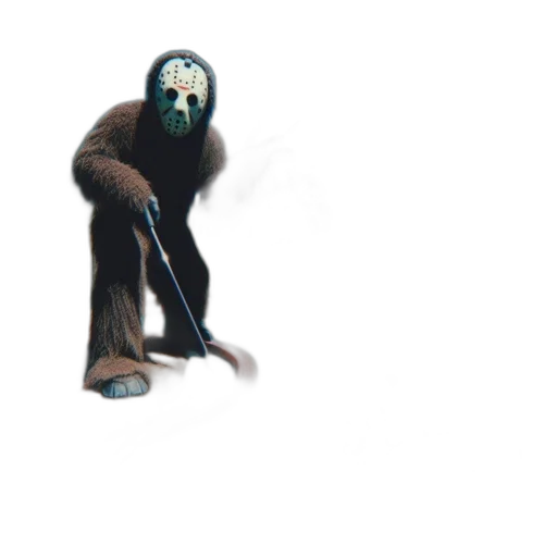 creature, animal, mask, staff transparent PNG cut-out