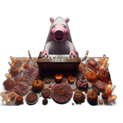 food, animal, furniture, 3d render transparent PNG cut-out