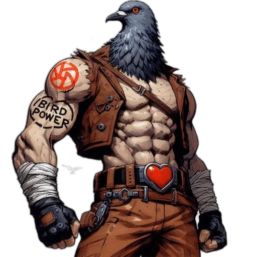 comic book art, concept art, pixel art, fantasy art transparent PNG cut-out