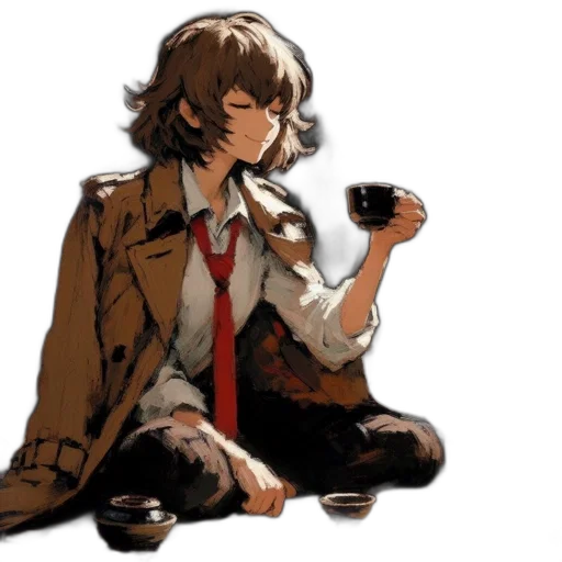 jacket, concept art, pixel art, anime transparent PNG cut-out