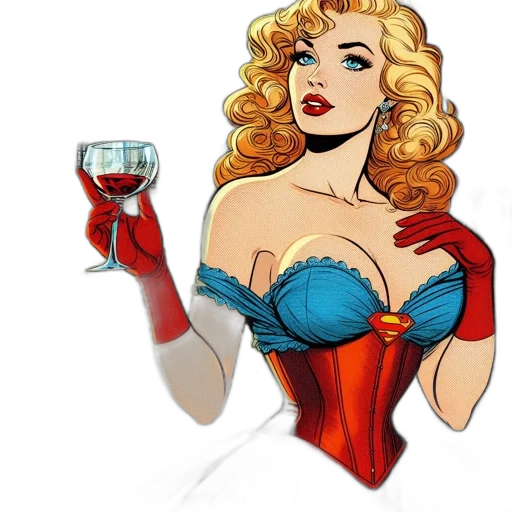 comic book art, cartoon, concept art, fantasy art transparent PNG cut-out