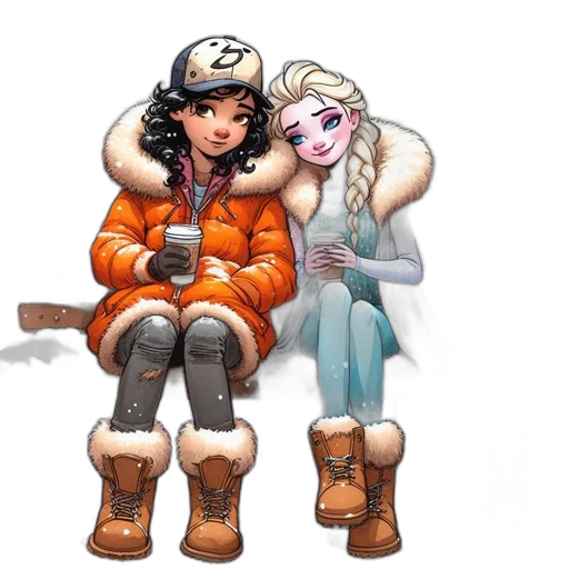 jacket, concept art, cartoon, comic book art transparent PNG cut-out