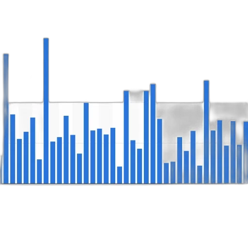 blue, bar, chart, bars transparent PNG cut-out