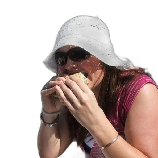 food, hat, face, creature transparent PNG cut-out